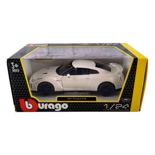 Автомодель - NISSAN GT-R (ассорти красный, белый металлик, 1:24) 18-21082 фото