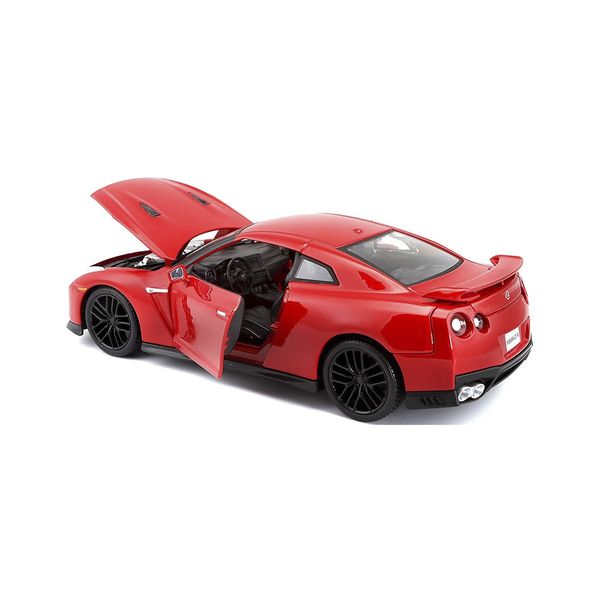 Автомодель - NISSAN GT-R (ассорти красный, белый металлик, 1:24) 18-21082 фото