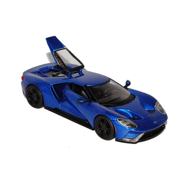 Автомодель - FORD GT (блакитний металік, сріблястий металік, 1:32) 18-43043 фото