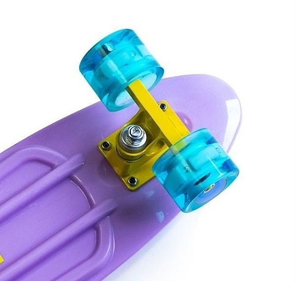 Пенні Борд Penny Board 22" LED (Світяться колеса), Ліловий 588007986 фото