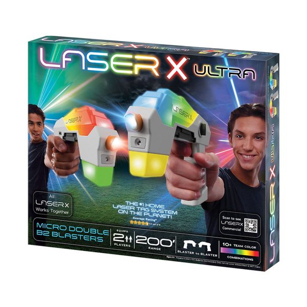 Ігровий набір для лазерних боїв - LASER X ULTRA MICRO ДЛЯ ДВОХ ГРАВЦІВ 87551 фото