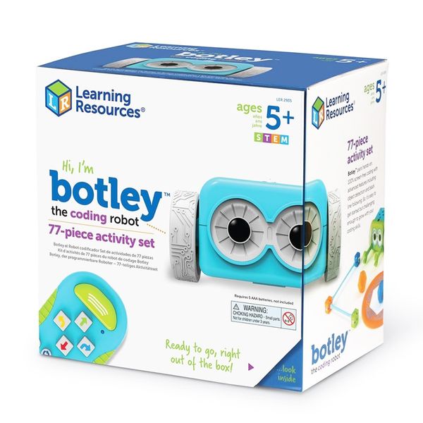 Ігровий STEM-набір LEARNING RESOURCES - РОБОТ BOTLEY (іграшка-робот, що програмується;пульт,аксес.) LER2935 фото