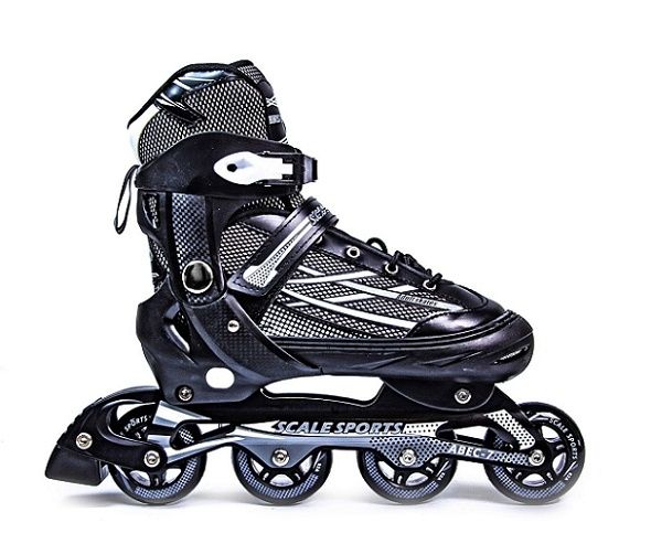 Розсувні роликові ковзани ролики Scale Sports Adult Skates XL LF 935 Чорний (41-44) 2101754733 фото