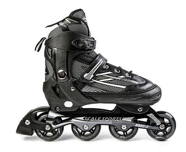 Розсувні роликові ковзани ролики Scale Sports Adult Skates XL LF 935 Чорний (41-44) 2101754733 фото