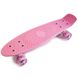 Пенні Борд Penny Board 22" LED (Світяться колеса), Рожевий 1995072726 фото