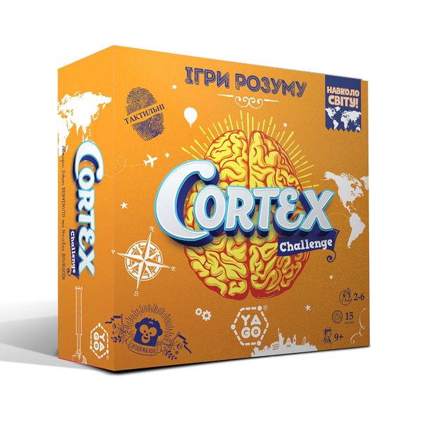 Настільна гра - CORTEX CHALLENGE НАВКОЛО СВІТУ (90 карток, 24 фішки) 101010918 фото