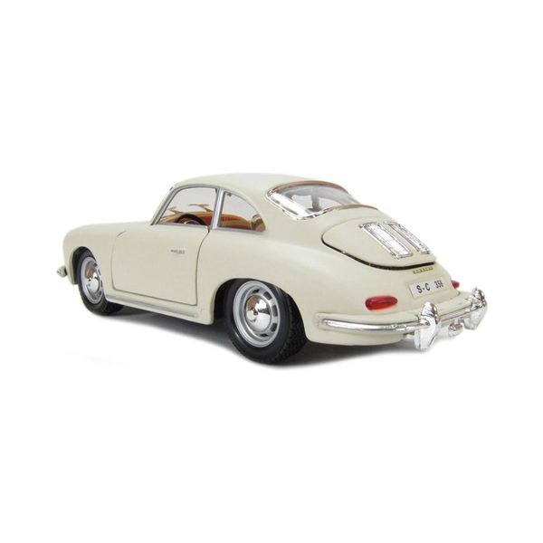 Автомодель - PORSCHE 356B (1961) (асорті слонова кістка, червоний, 1:24) 18-22079 фото