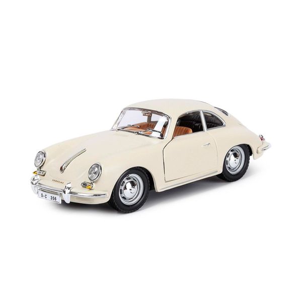 Автомодель - PORSCHE 356B (1961) (асорті слонова кістка, червоний, 1:24) 18-22079 фото