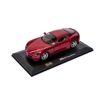 Автомодель - ALFA 8C COMPETIZIONE (2007) (червоний металік, 1:32) 18-43004 фото