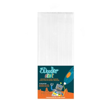 Набор стержней для 3D-ручки 3Doodler Start (серый, 24 шт) 3DS-ECO01-WHITE-24 фото