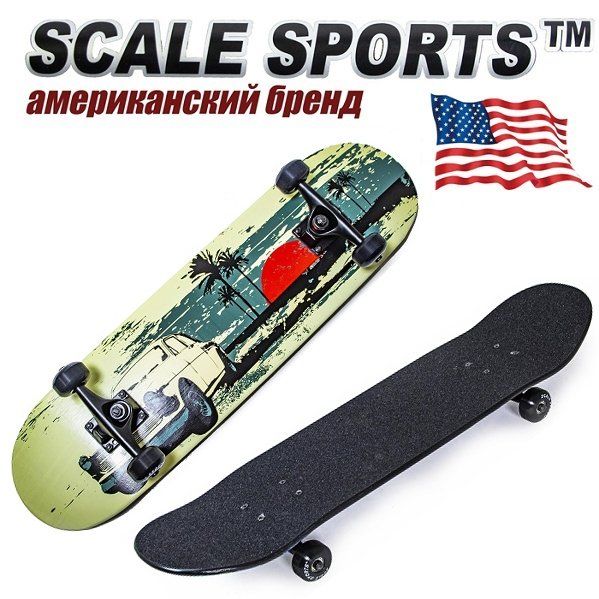 Скейтборд від бренда Scale Sports Malibu (Малібу) 1634107776 фото