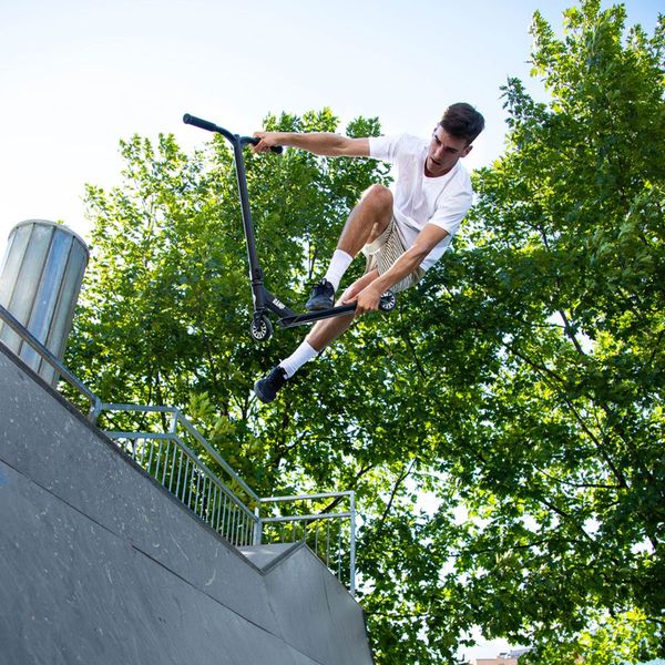 Самокат дитячий двоколісний Micro Ramp - Чорний SA0190 фото