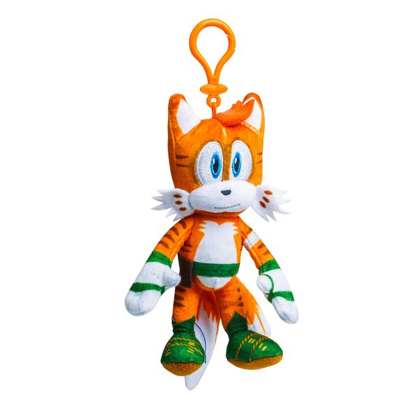 М'яка іграшка на кліпсі SONIC PRIME – ТЕЙЛЗ (15 cm) SON7004C фото