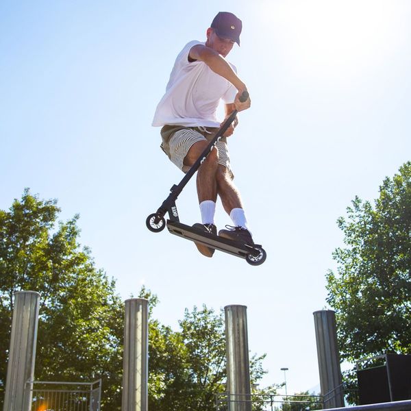 Самокат дитячий двоколісний Micro Ramp - Чорний SA0190 фото