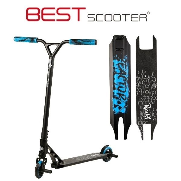 Самокат для трюков Best Scooter Reactor HIC + Пеги 2шт 112770 фото