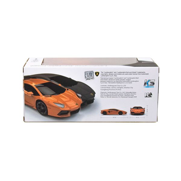 Автомобіль KS DRIVE на р/к - LAMBORGHINI AVENTADOR LP 700-4 (1:24, 2.4Ghz, оранжевий) 124GLBO фото