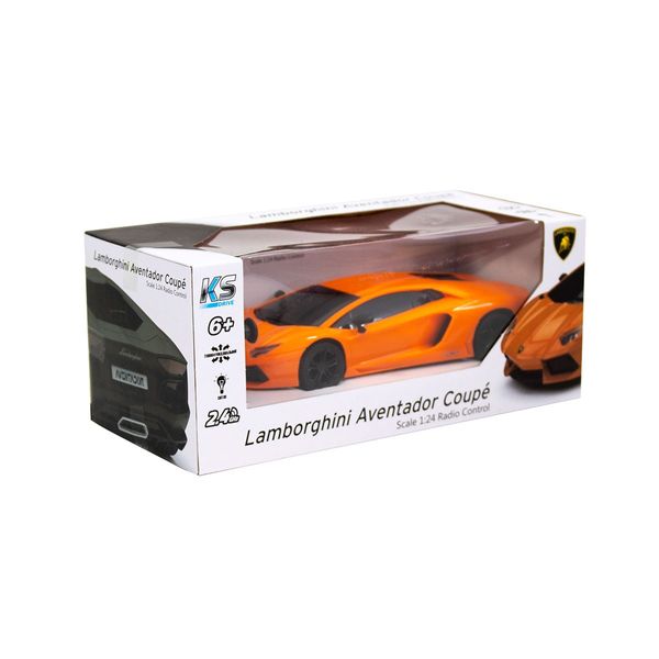 Автомобіль KS DRIVE на р/к - LAMBORGHINI AVENTADOR LP 700-4 (1:24, 2.4Ghz, оранжевий) 124GLBO фото