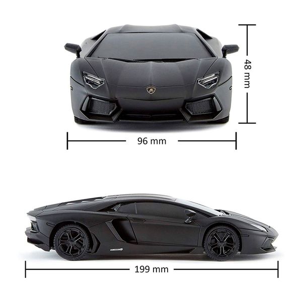 Автомобіль KS DRIVE на р/к - LAMBORGHINI AVENTADOR LP 700-4 (1:24, 2.4Ghz, чорний) 124GLBB фото