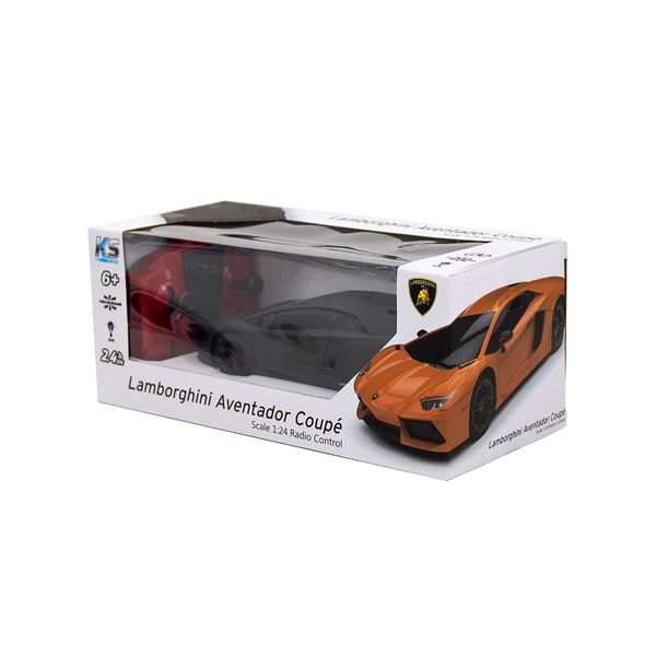 Автомобіль KS DRIVE на р/к - LAMBORGHINI AVENTADOR LP 700-4 (1:24, 2.4Ghz, чорний) 124GLBB фото