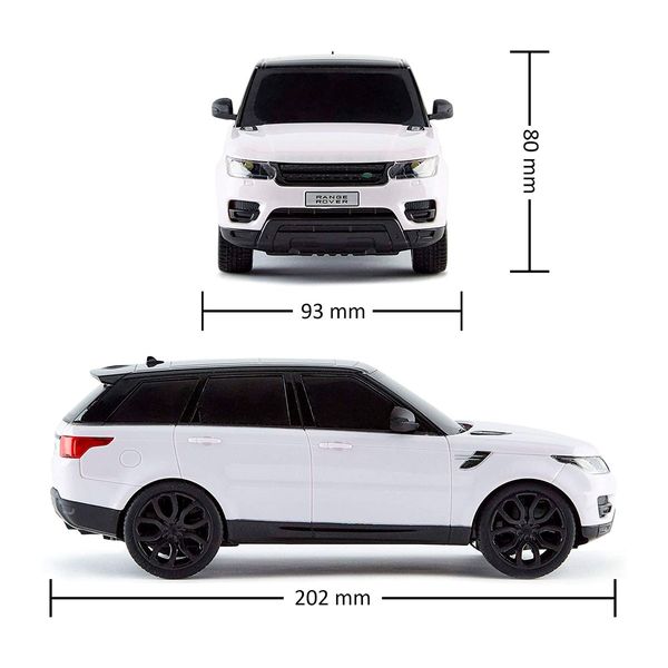 Автомобиль KS DRIVE на р/у - LAND ROVER RANGE ROVER SPORT (1:24, 2.4Ghz, белый) 124GRRW фото