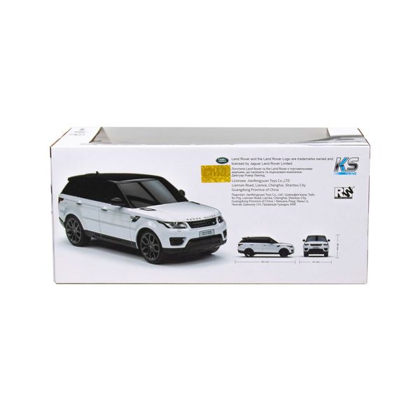 Автомобіль KS DRIVE на р/к - LAND ROVER RANGE ROVER SPORT (1:24, 2.4Ghz, білий) 124GRRW фото