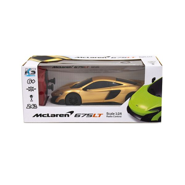 Автомобіль KS DRIVE на р/к - MCLAREN 675LT (1:24, 2.4Ghz, золотий) 124GMGL фото