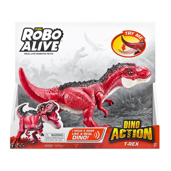 Интерактивная игрушка ROBO ALIVE серии "Dino Action" - ТИРАННОЗАВР 7171 фото