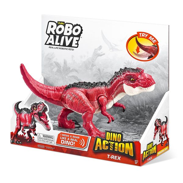 Інтерактивна іграшка ROBO ALIVE серії "Dino Action" - ТИРАНОЗАВР 7171 фото