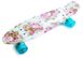 Пенні Борд Penny Board 22" Flowers Квіти (Світяться колеса) PR07L фото