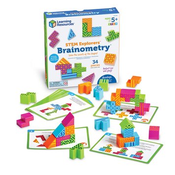 Навчальний ігровий набір LEARNING RESOURCES STEM Explorers™ Brainometry™ - КОЛЬОРОВА ГЕОМЕТРІЯ LER9306 фото