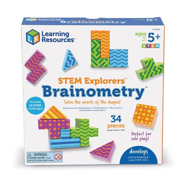 Навчальний ігровий набір LEARNING RESOURCES STEM Explorers™ Brainometry™ - КОЛЬОРОВА ГЕОМЕТРІЯ LER9306 фото