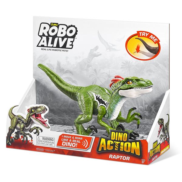 Інтерактивна іграшка ROBO ALIVE серії "Dino Action" - РАПТОР 7172 фото