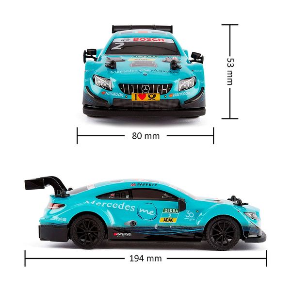 Автомобіль KS DRIVE на р/к - MERCEDES AMG C63 DTM (1:24, 2.4Ghz, блакитний) 124RMBL фото