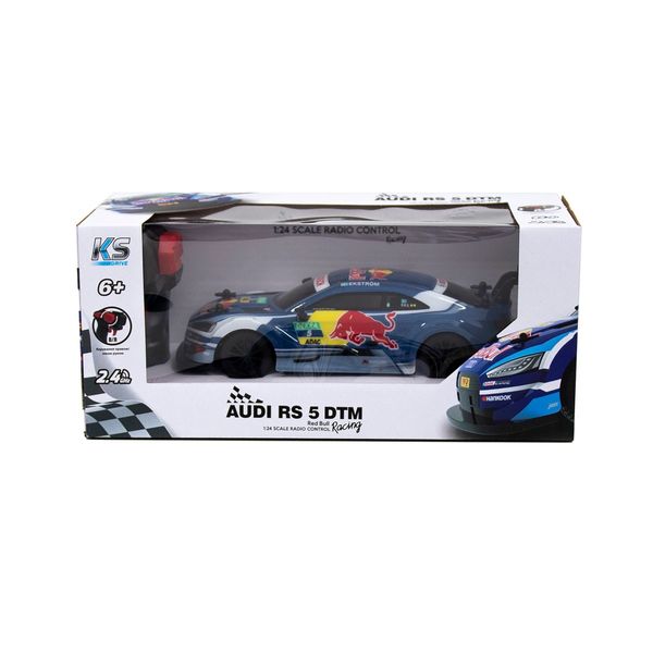 Автомобиль KS DRIVE на р/у - AUDI RS 5 DTM RED BULL (1:24, 2.4Gh, голубой) 124RABL фото