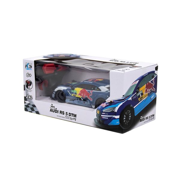 Автомобиль KS DRIVE на р/у - AUDI RS 5 DTM RED BULL (1:24, 2.4Gh, голубой) 124RABL фото