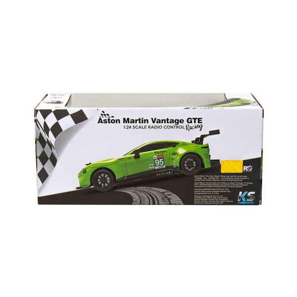 Автомобиль KS DRIVE на р/у - ASTON MARTIN NEW VANTAGE GTE (1:24, 2.4Ghz, зелёный) 124RAMG фото