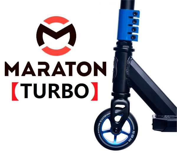 Двоколісний самокат для трюків Maraton TURBO TURBO-B фото