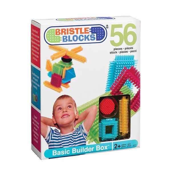 Конструктор серії Bristle Blocks - БУДІВЕЛЬНИК (56 деталей, у коробці) BT3070Z фото