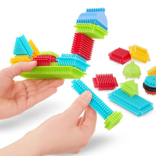 Конструктор серії Bristle Blocks - БУДІВЕЛЬНИК (56 деталей, у коробці) BT3070Z фото