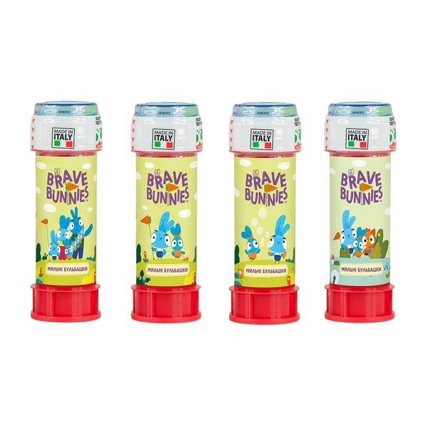 Мильні бульбашки – BRAVE BUNNIES (60 ml) 103001110071 фото