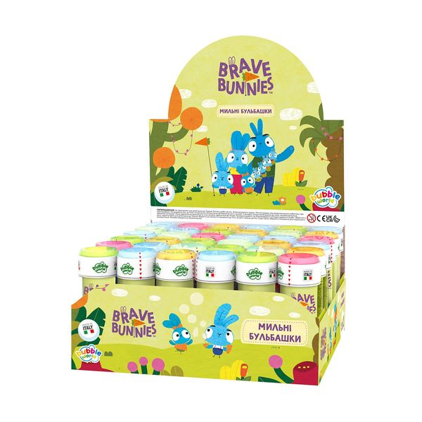 Мильні бульбашки – BRAVE BUNNIES (60 ml) 103001110071 фото