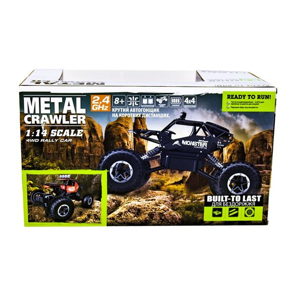 Автомобіль OFF-ROAD CRAWLER з р/к - WHERE THE TRAIL ENDS (червоний, акум. 7.2V, метал. корпус, 1:14) SL-121RHMR фото