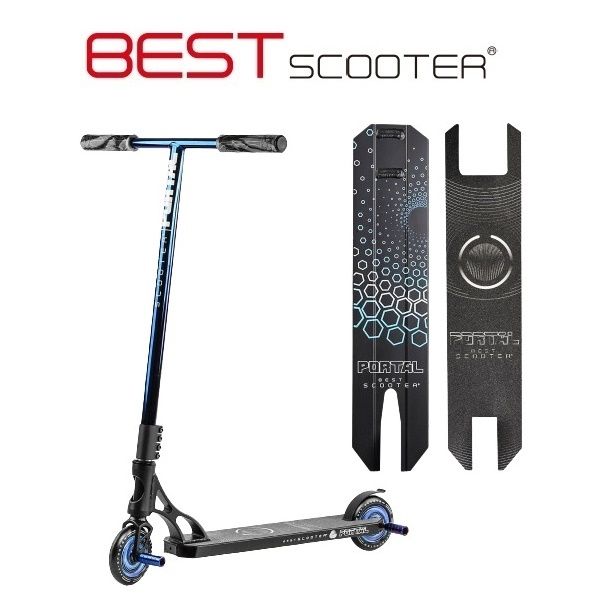 Спортивный трюковый самокат Best Scooter Portal HIC + Пеги 2шт 114052 фото