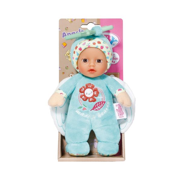 Лялька BABY BORN серії "For babies" – БЛАКИТНЕ ЯНГОЛЯТКО (18 cm) 832295-1 фото