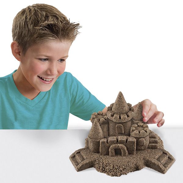 Пісок для дитячої творчості KINETIC SAND BEACH (натуральний колір - 1360 г) 71435 фото