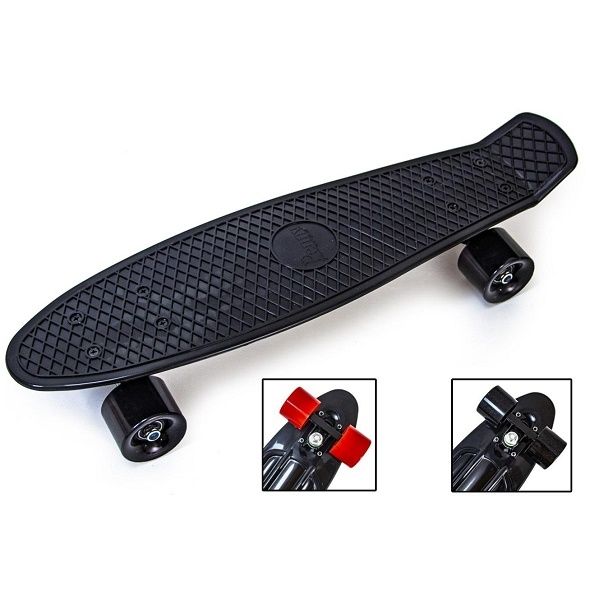 Пенни Борд Penny Board 22,5" (Матовые колеса), Черный 1452876857 фото