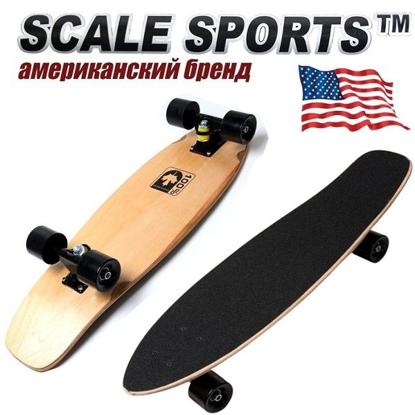 СкейтБорд від бренду Scale Sports чорні матові колеса Canada (Канада) 1038691612 фото