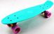 Пенни Борд Penny Board 22" Бирюзовый (Матовые колеса) 1848479323 фото