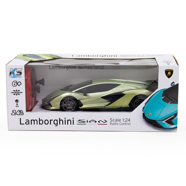 Автомобіль KS DRIVE на р/к - LAMBORGHINI SIAN (1:24, 2.4Ghz, зелений) 124GLSG фото